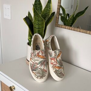 Vans Tropical Print Women's Sneakers size 8